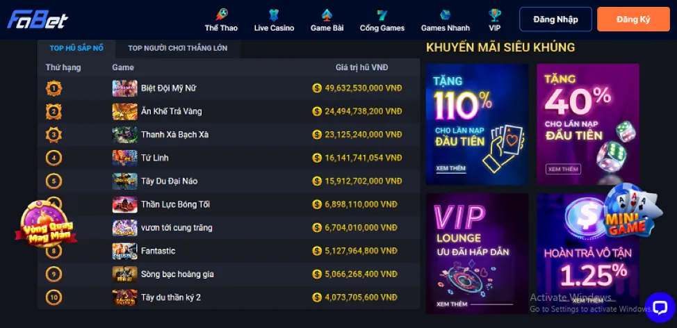 Chương trình VIP 39go99 đặc biệt